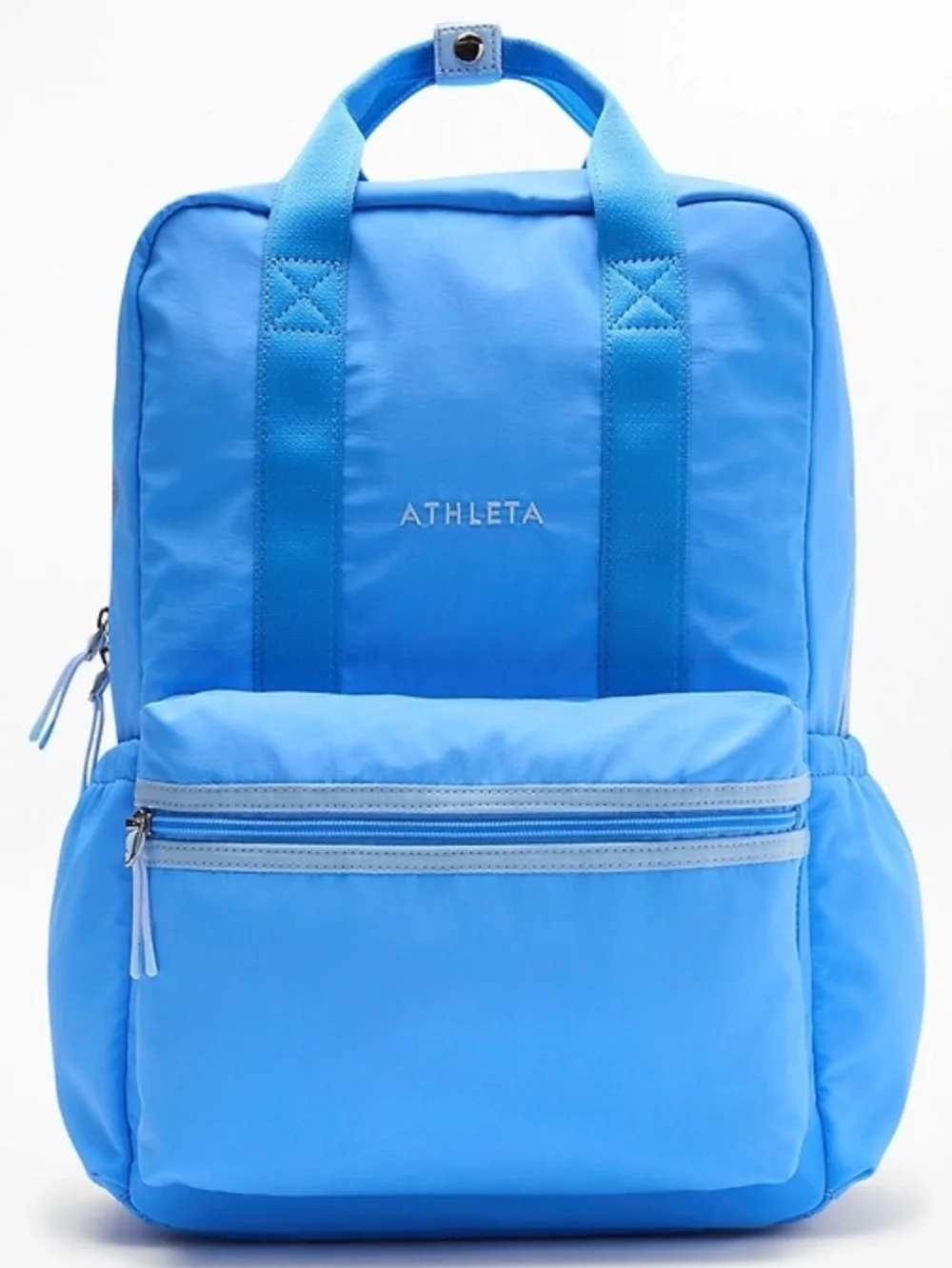 Athleta Girl Always Backpack Sky Blue white Backpack New School Backpack Travel - Picture 1 of 13
